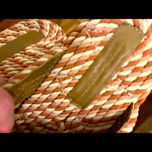 Salt + Umber rope sandals. - Picture 2 of 2